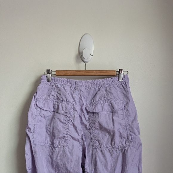 ARITZIA TNA Lilac Nylon Cargo Streetwear Athletic Athleisure Pants Size Small - Picture 7 of 13